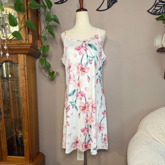 Dresses & Skirts - Floral Slip Midi Dress – Size Large – New Without Tags